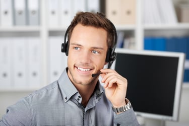 call center agent-headset