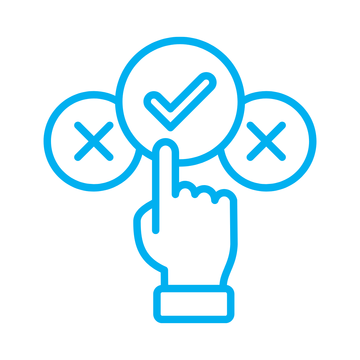 faster decision making icon